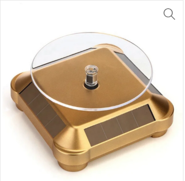 Product Show Case Stand 36о Degree Rotating display Stand Solar / Battery Powered