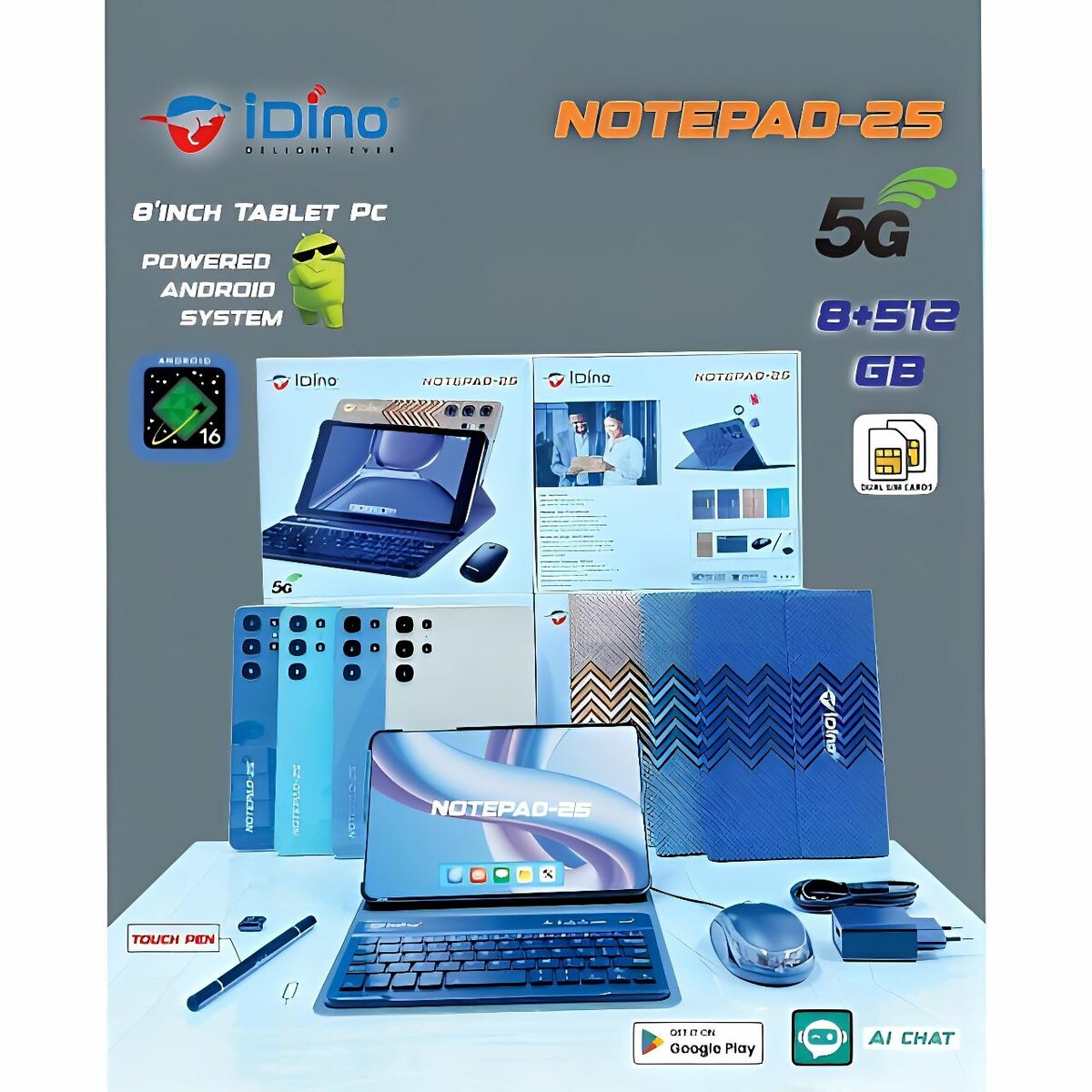 Tablette iDino NOTEPAD 25