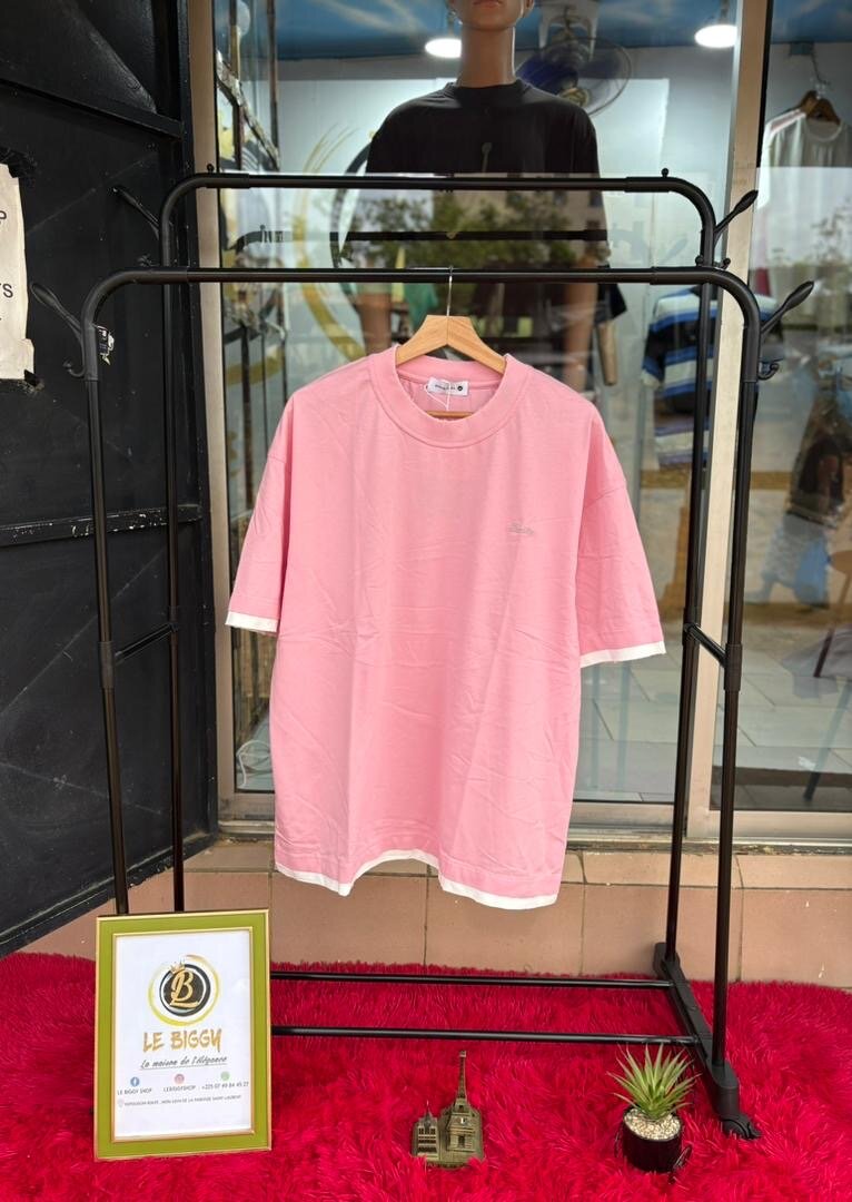 T-shirt rose unisexe