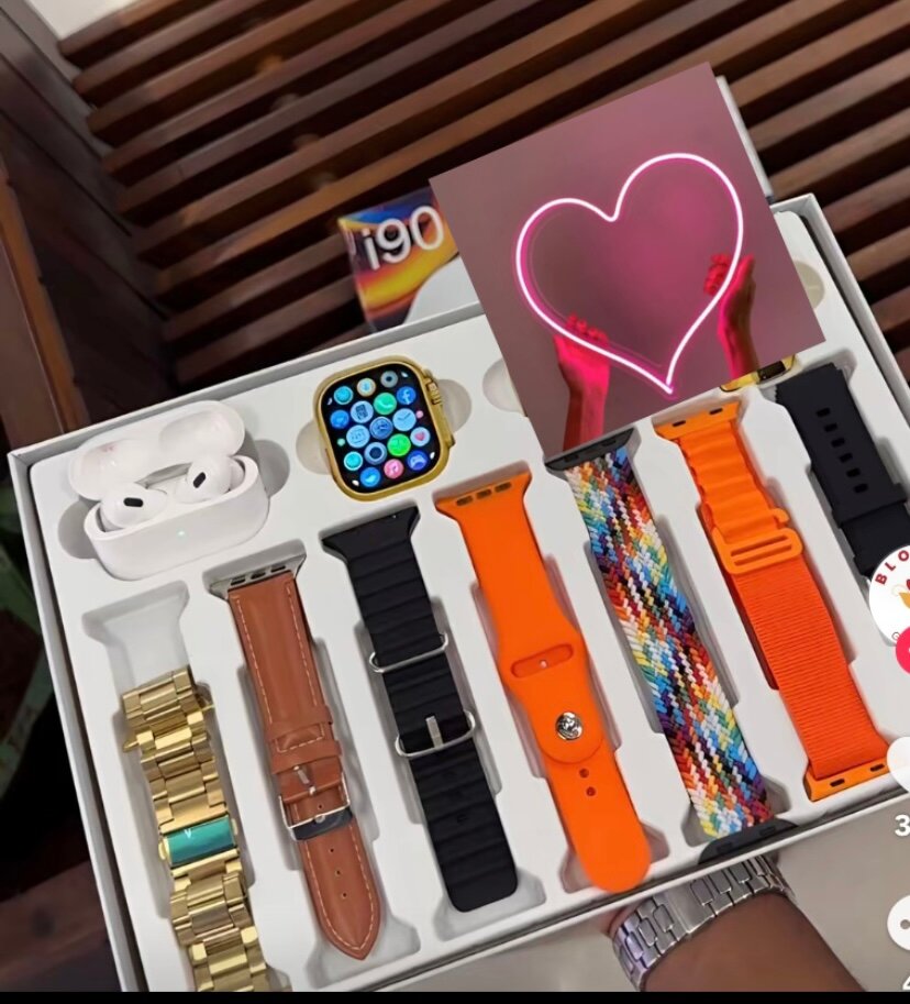 Montre i20 Ultra Max + Écouteurs