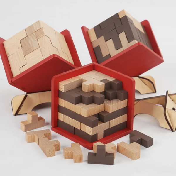 Casse-tête en bois 3D