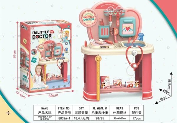 Ensemble de jeu docteur pour enfants, jouet dimitation idéa