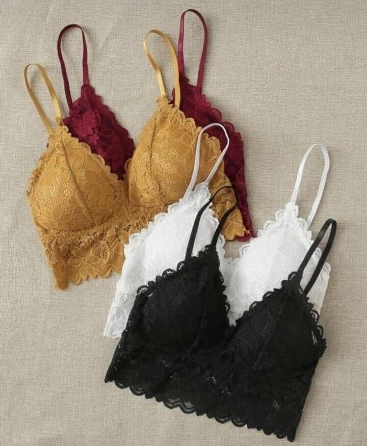 Ensemble de bralettes en dentelle