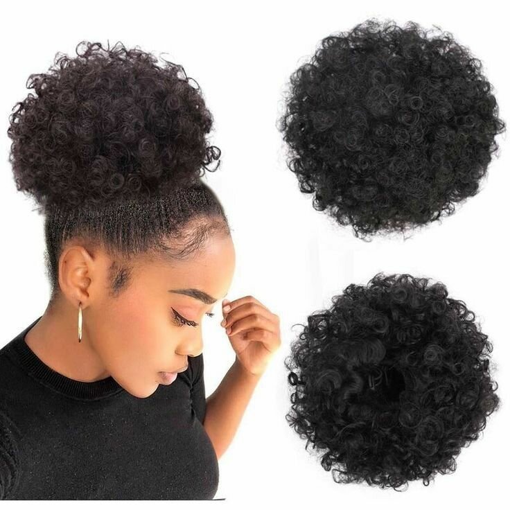 Chignon Bouclé Afro