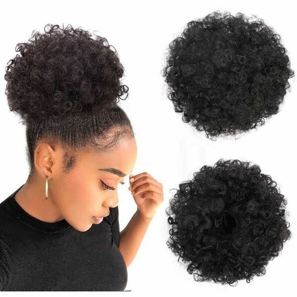 Chignon Bouclé Afro