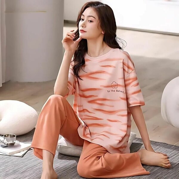 *All Restock*  Night suits  Fabric soft jersey  Sizes:M | L|