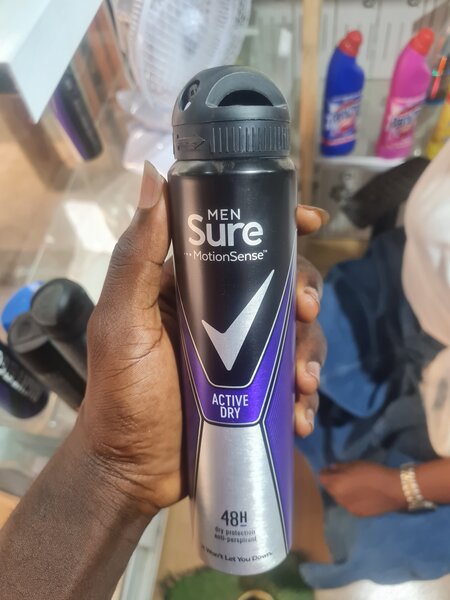 Men sure spray
