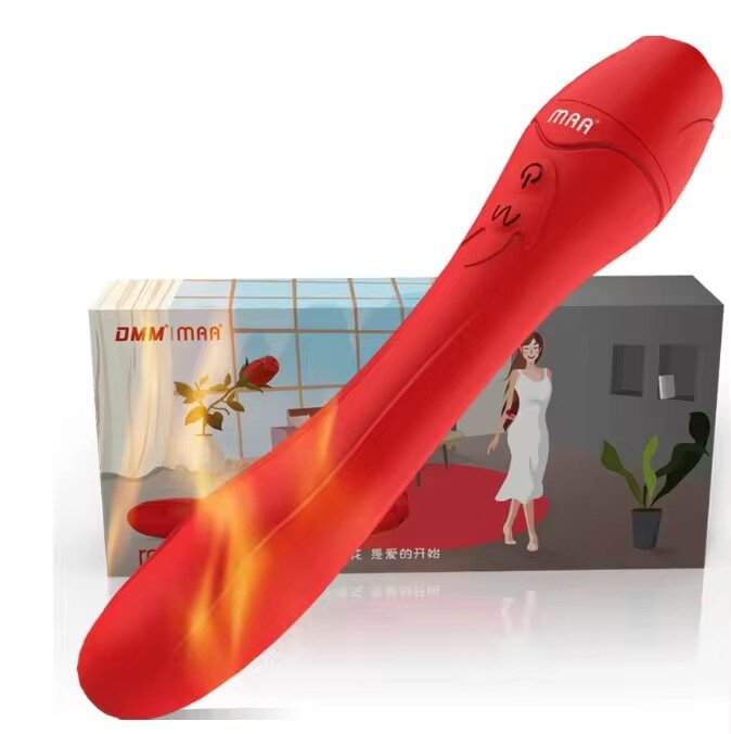 Vibrateur Chauffant en Forme de Rose