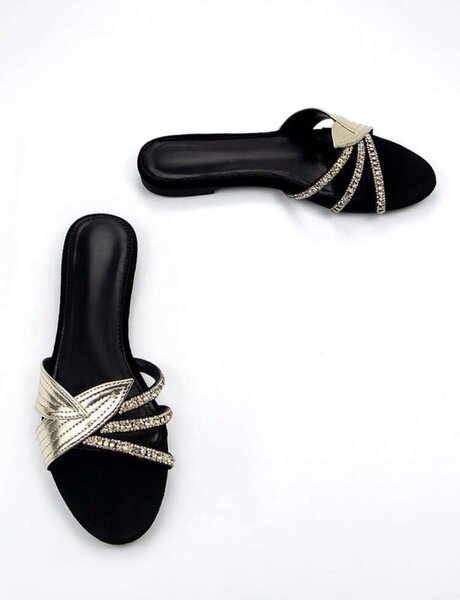 Metallic Slippers