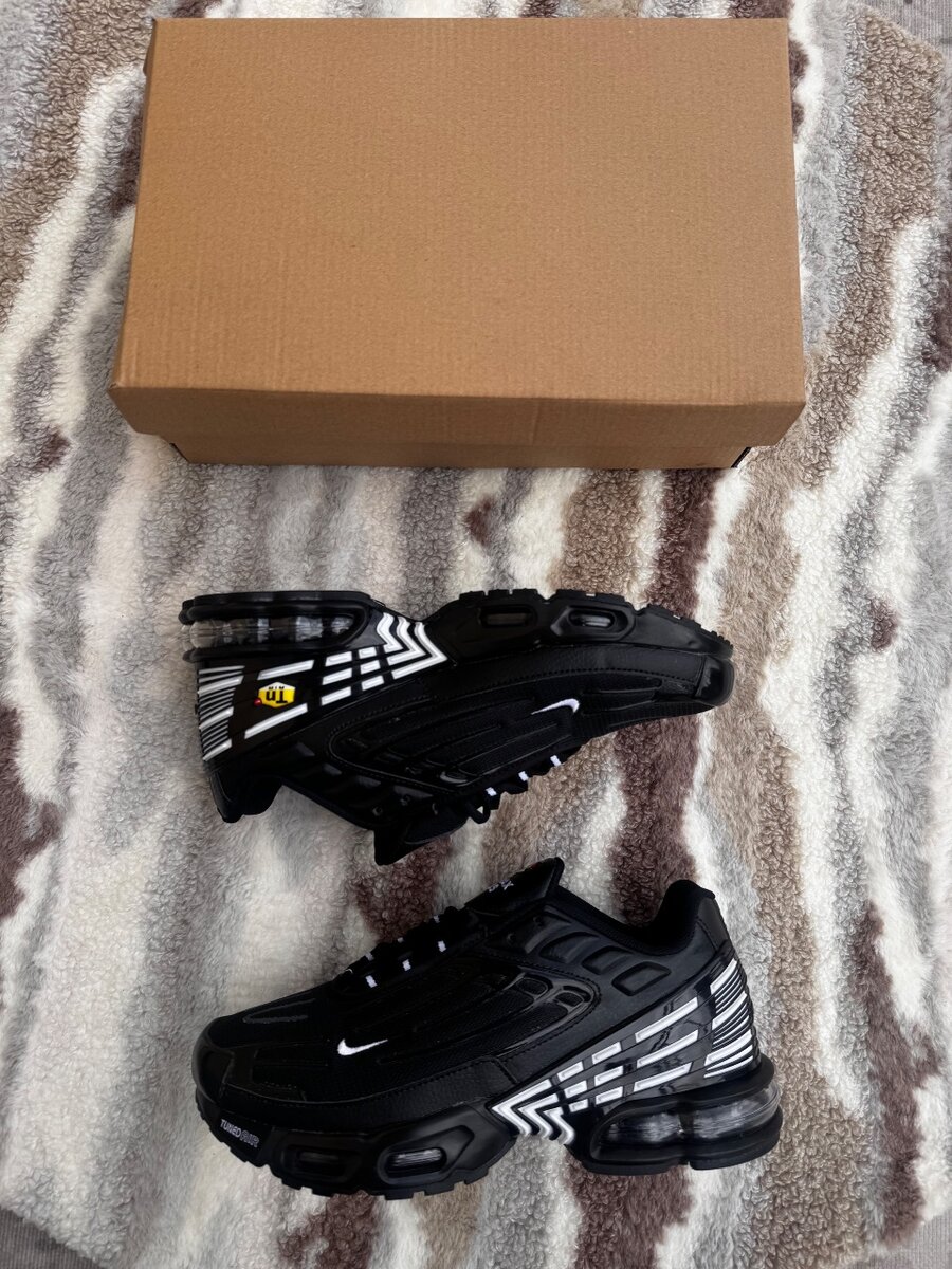 Baskets noires Air Max confort