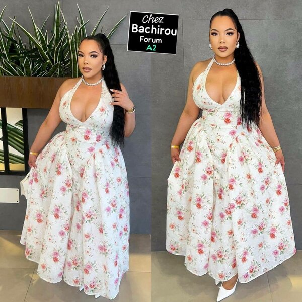 Robe florale élégante