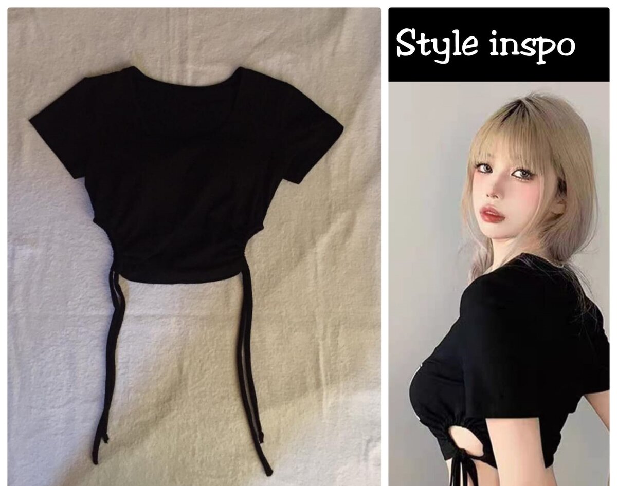 Salaula crop tops and tops