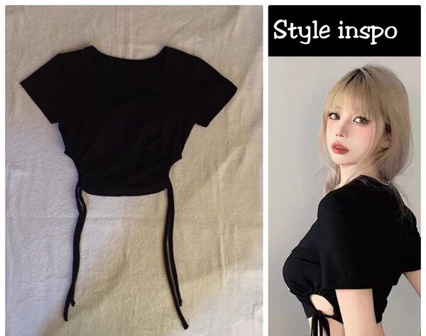 Salaula crop tops and tops