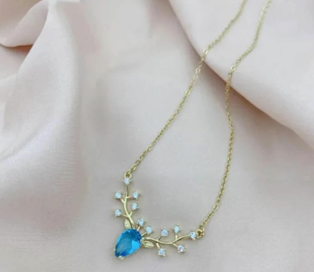 Neclace with Blue stone