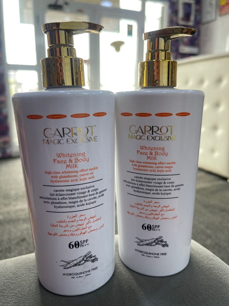 Lightening and whitening body lotion