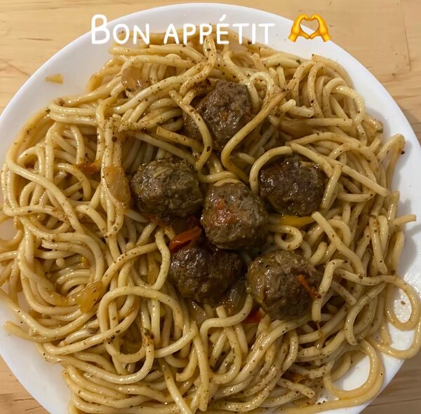 Spaghetti aux boulettes