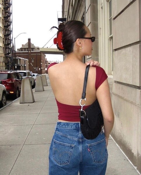 Crop top ouvert
