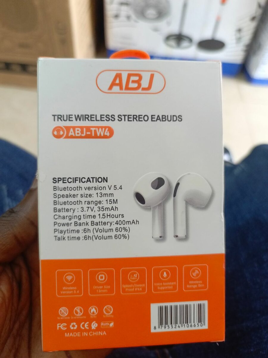 Écouteurs Bluetooth ABJ TW4