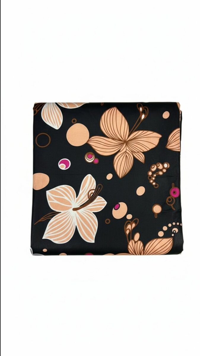 Tissu floral en polyester