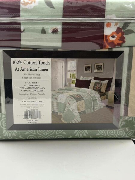 Parure de lit en coton King Size