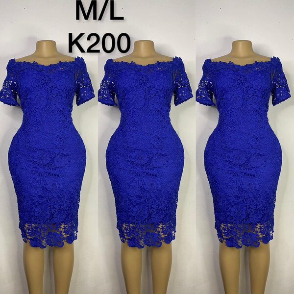 Beautiful and comfortable women's dress blue