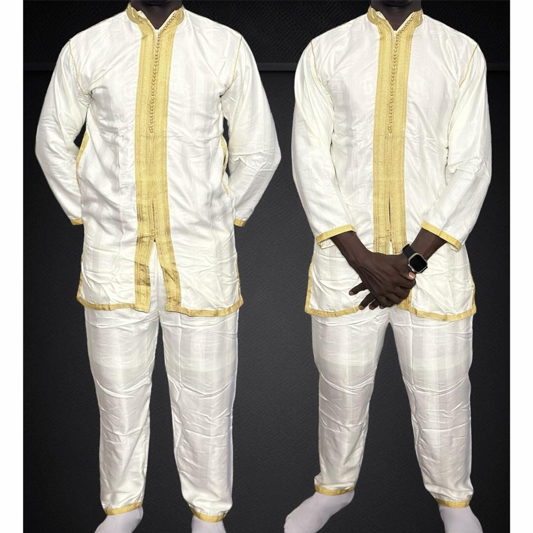 Boubou marocain homme 2 pièces