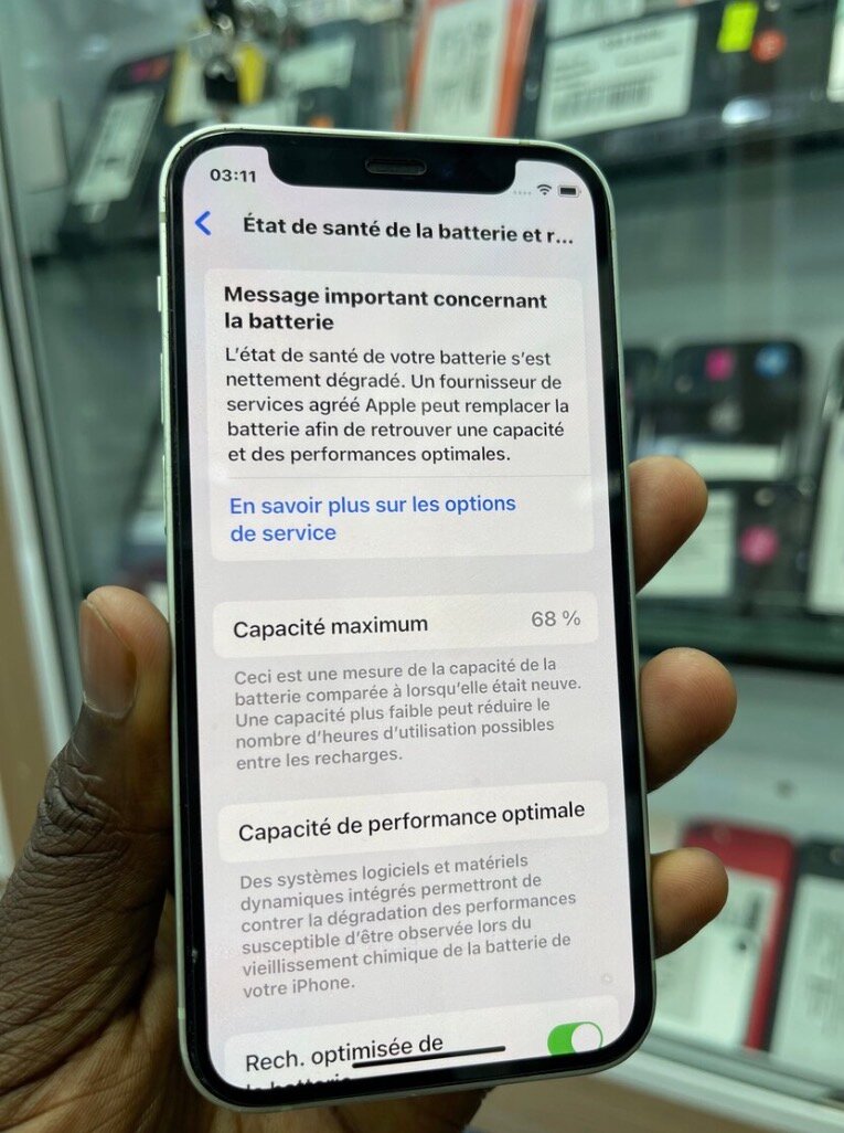 iPhone 12 Blanc Reconditionné