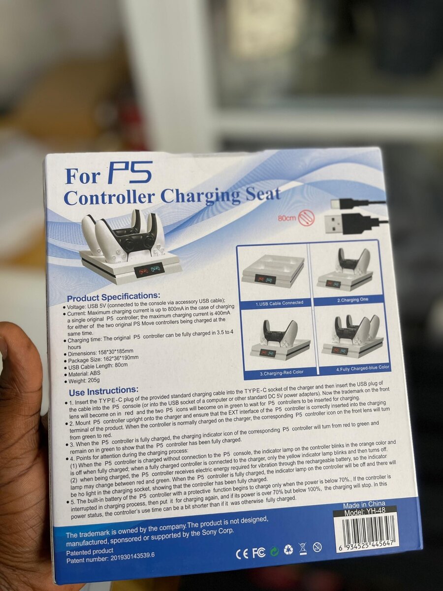 PS5 Controller Dual Charging Dock