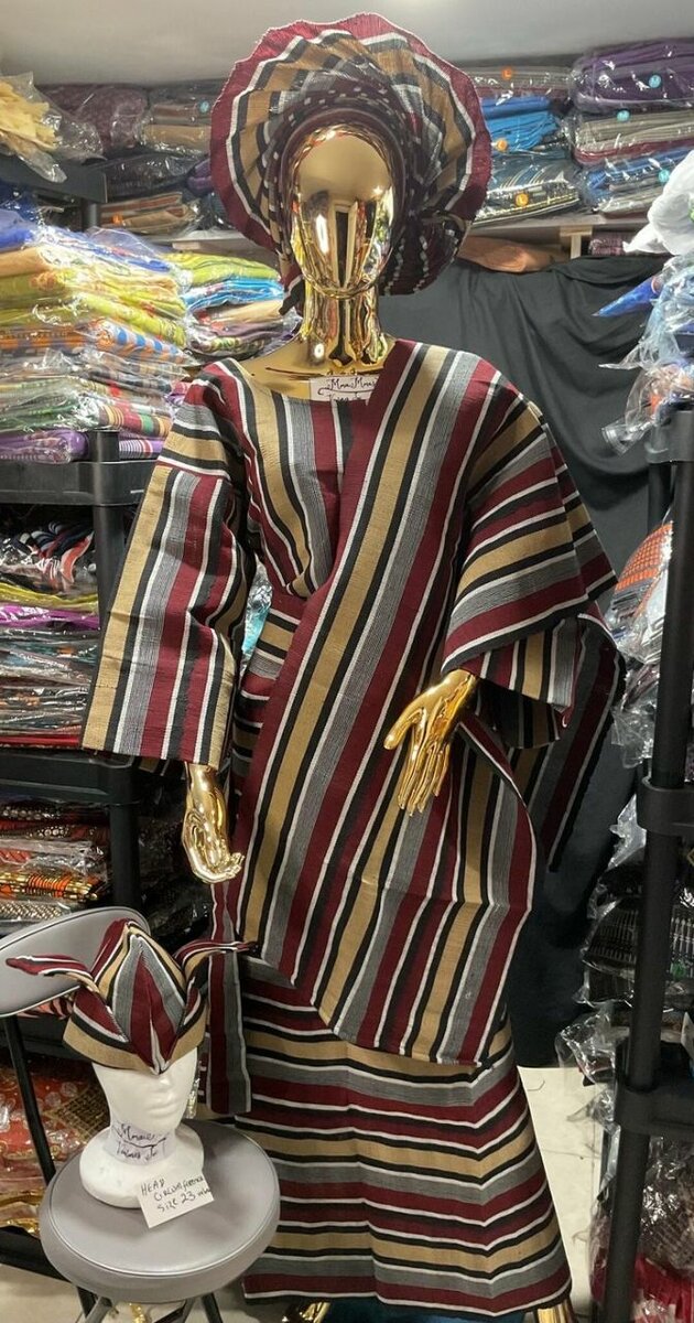 Tissus Africains Rayés