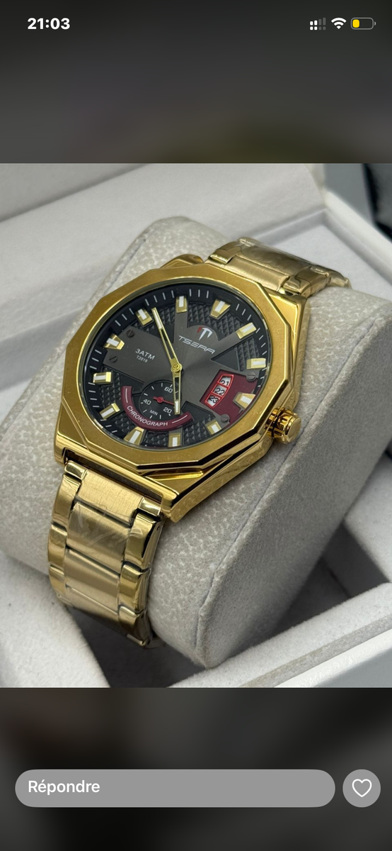 Montre automatique en acier inoxydable