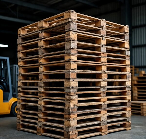 Palettes en bois résistantes