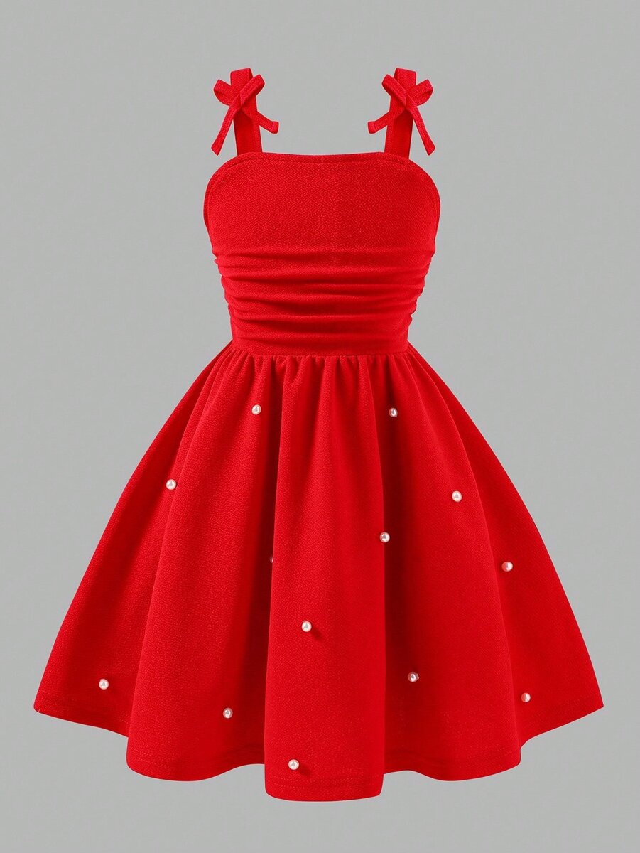 Robe de Fête Enfant Noeuds