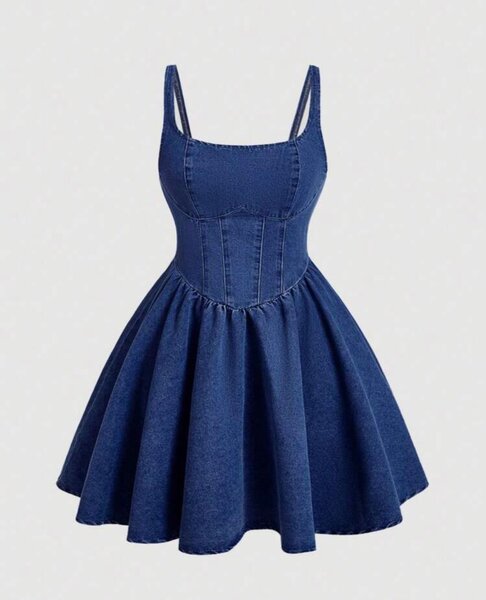 Denim dress