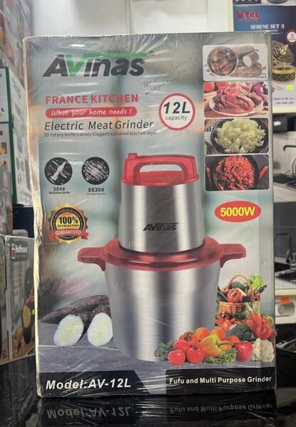 Fufu pounder and meat grinder