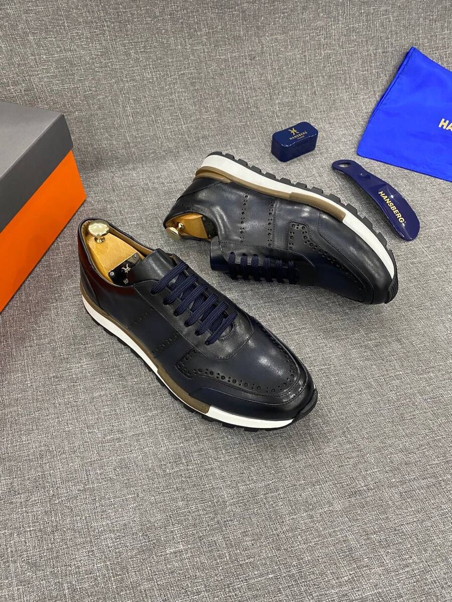 Sneakers en cuir élégants