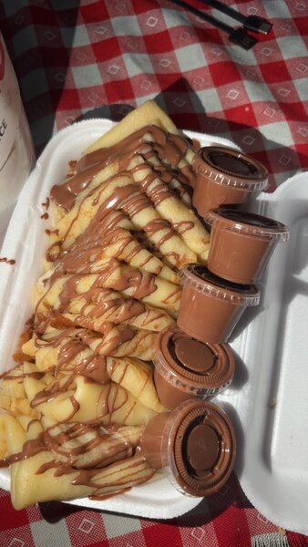 Crêpes au nutella gourmandes