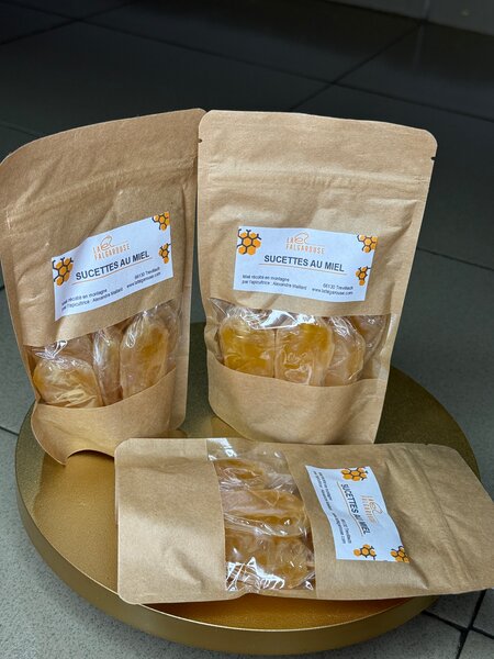 Sucettes au Miel naturelles