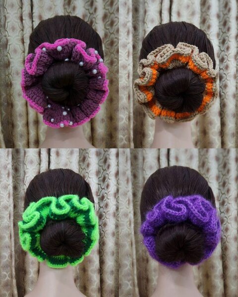Élastiques à cheveux crochetés