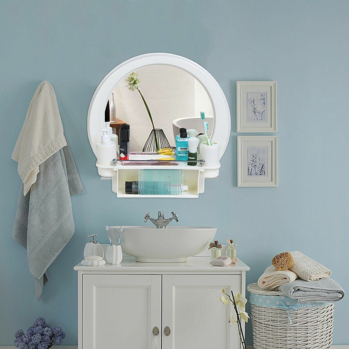 5 in 1 cabinet for bathroom basin accessories
