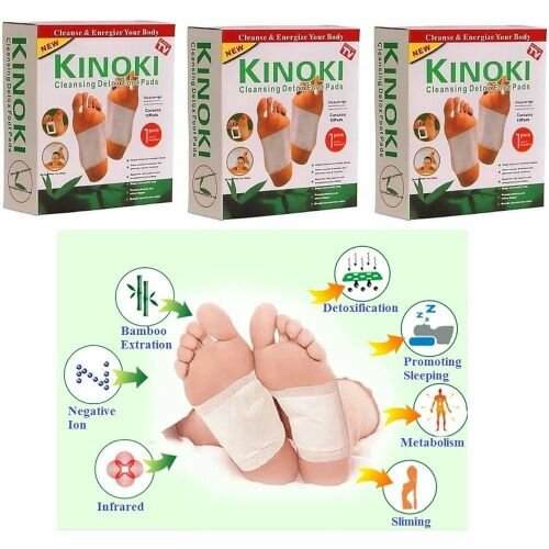 Coussinets détox pour pieds Kinoki