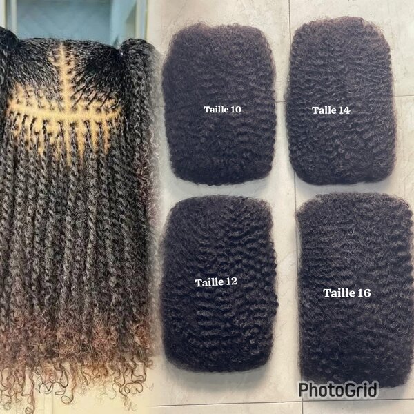 Extensions de cheveux bouclés