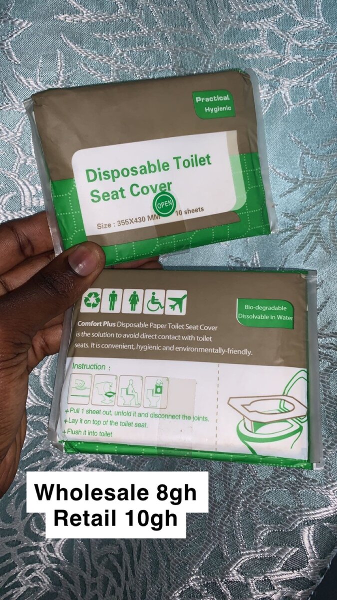 Disposable toilet seat cover