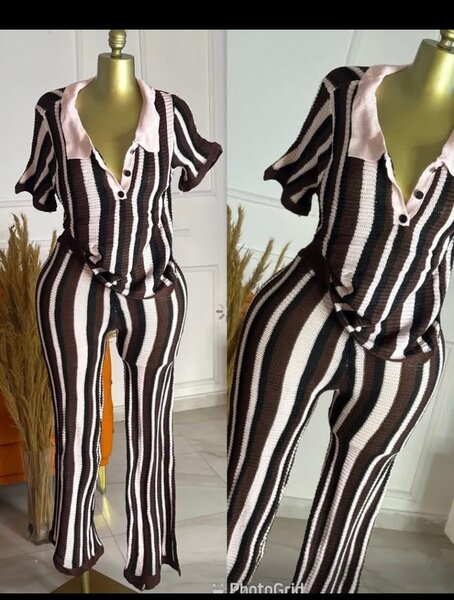 Tenue Rayée Chic Femme