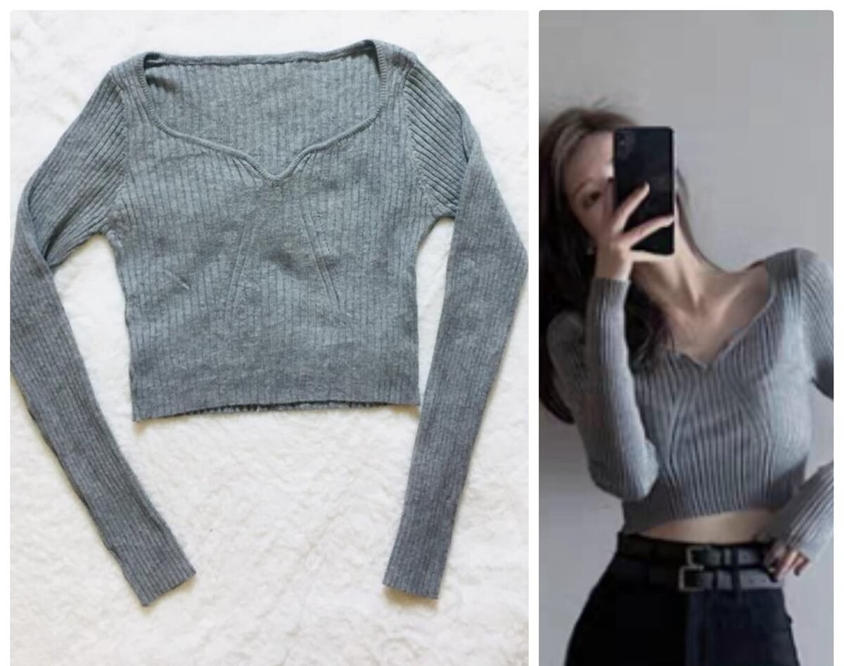 Salaula crop tops and tops