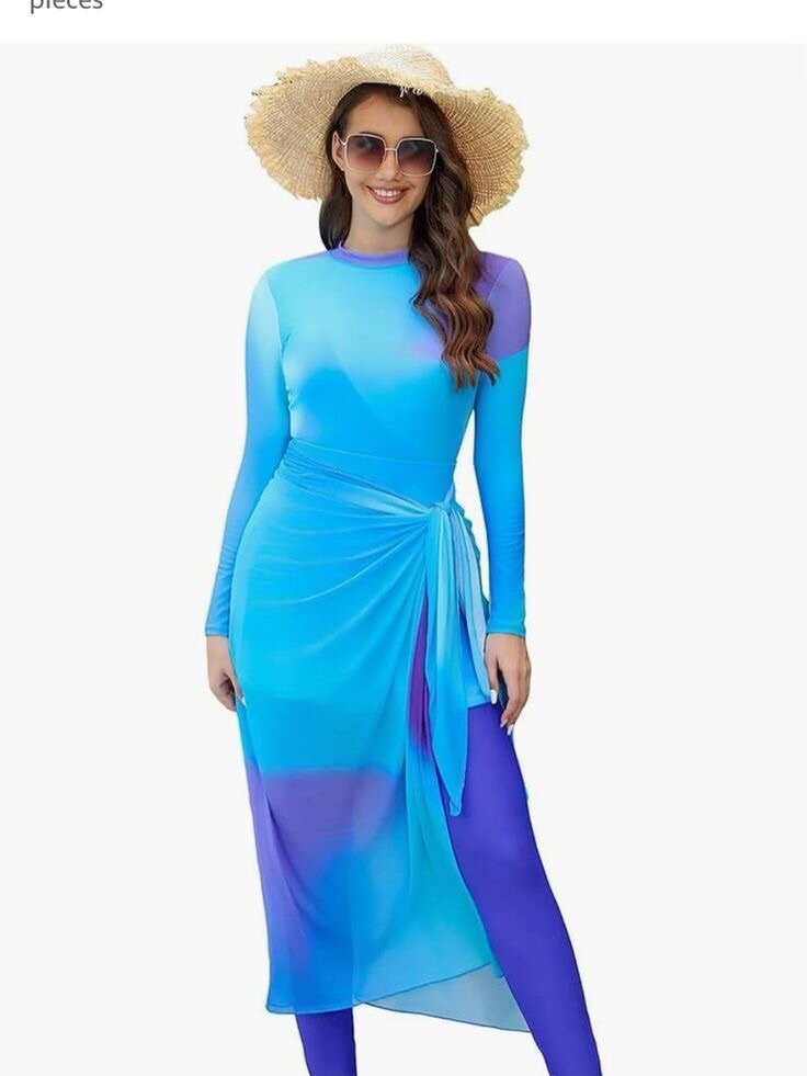 Ensemble de plage élégant et coloré