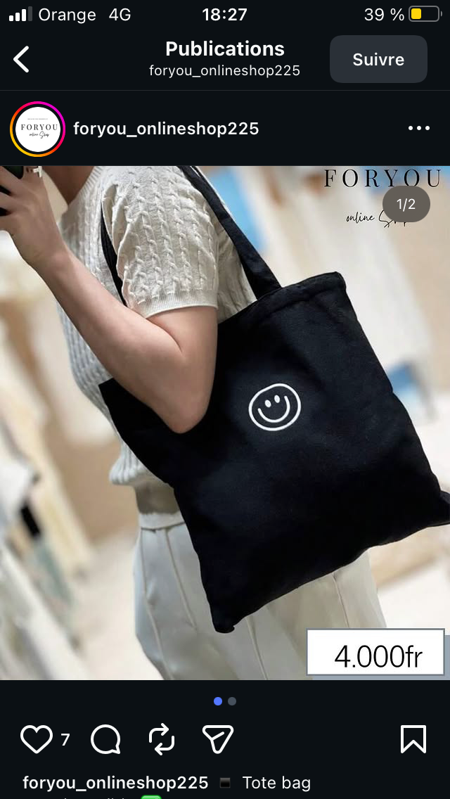 Sacs tote en toile imprimée