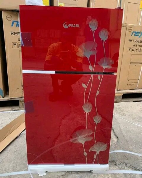 PEARL TABLE TOP FRIDGE DOUBLE DOOR Type: Glass