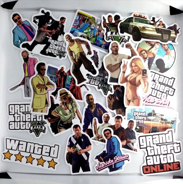 Tech Themed Vinyl Stickers