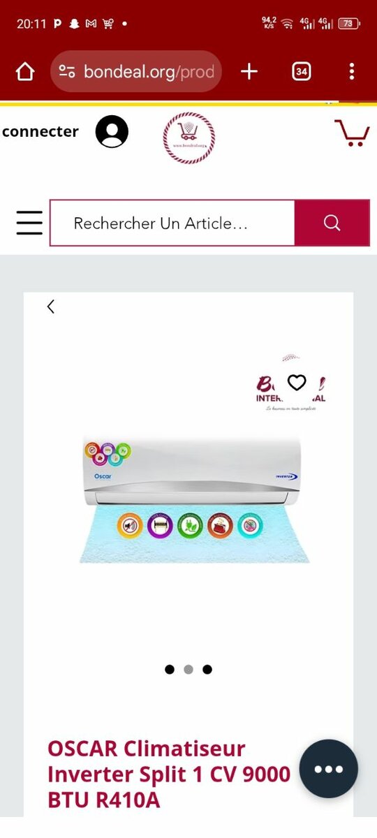 Climatiseur oscar