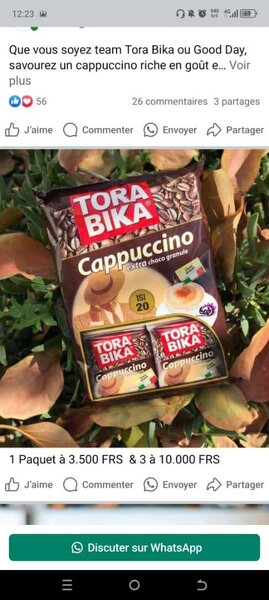 Cappuccino Tora Bika Gourmand